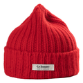 LE BONNET Mütze LOGO aus Wolle - Rot – Foto 1