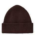 LE BONNET Strickmütze aus Wolle - Braun