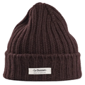 LE BONNET Mütze LOGO aus Wolle - Braun