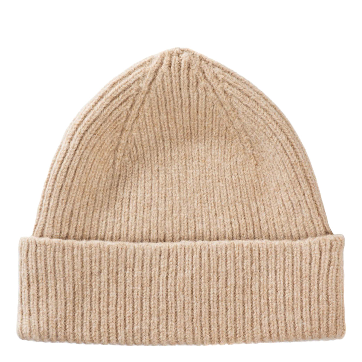 LE BONNET Strickmütze aus Wolle - Beige