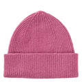 LE BONNET Strickmütze aus Wolle - Himbeer