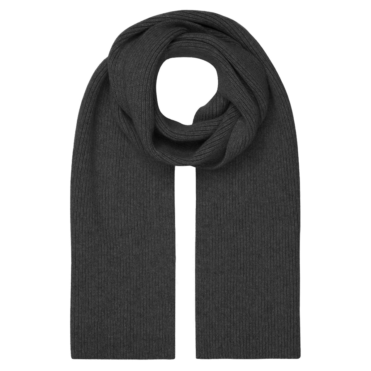 LE BONNET Strickschal aus Wolle - Grau