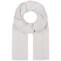 LE BONNET Strickschal aus Wolle - Hellgrau