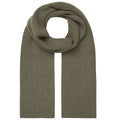 LE BONNET Strickschal aus Wolle - Grau-Oliv