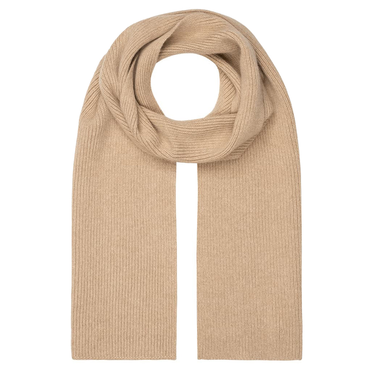 LE BONNET Strickschal aus Wolle - Beige