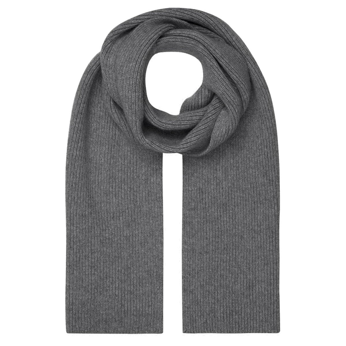 LE BONNET Strickschal aus Wolle - Grau