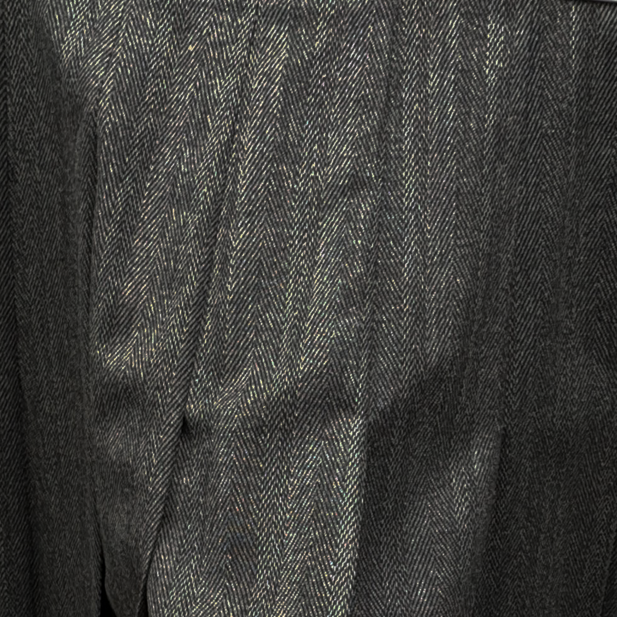 MAX MARA STUDIO Flanellrock PETER aus Wolle Damen in Grau - Rückansicht