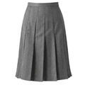 MAX MARA STUDIO Flanellrock PETER aus Wolle Damen in Grau - Vorderansicht