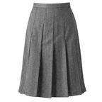MAX MARA STUDIO Flanellrock PETER aus Wolle Damen in Grau - Vorderansicht