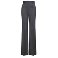 MAX MARA STUDIO Hose LAMBRO aus Wolle Damen in Grau - Vorderansicht