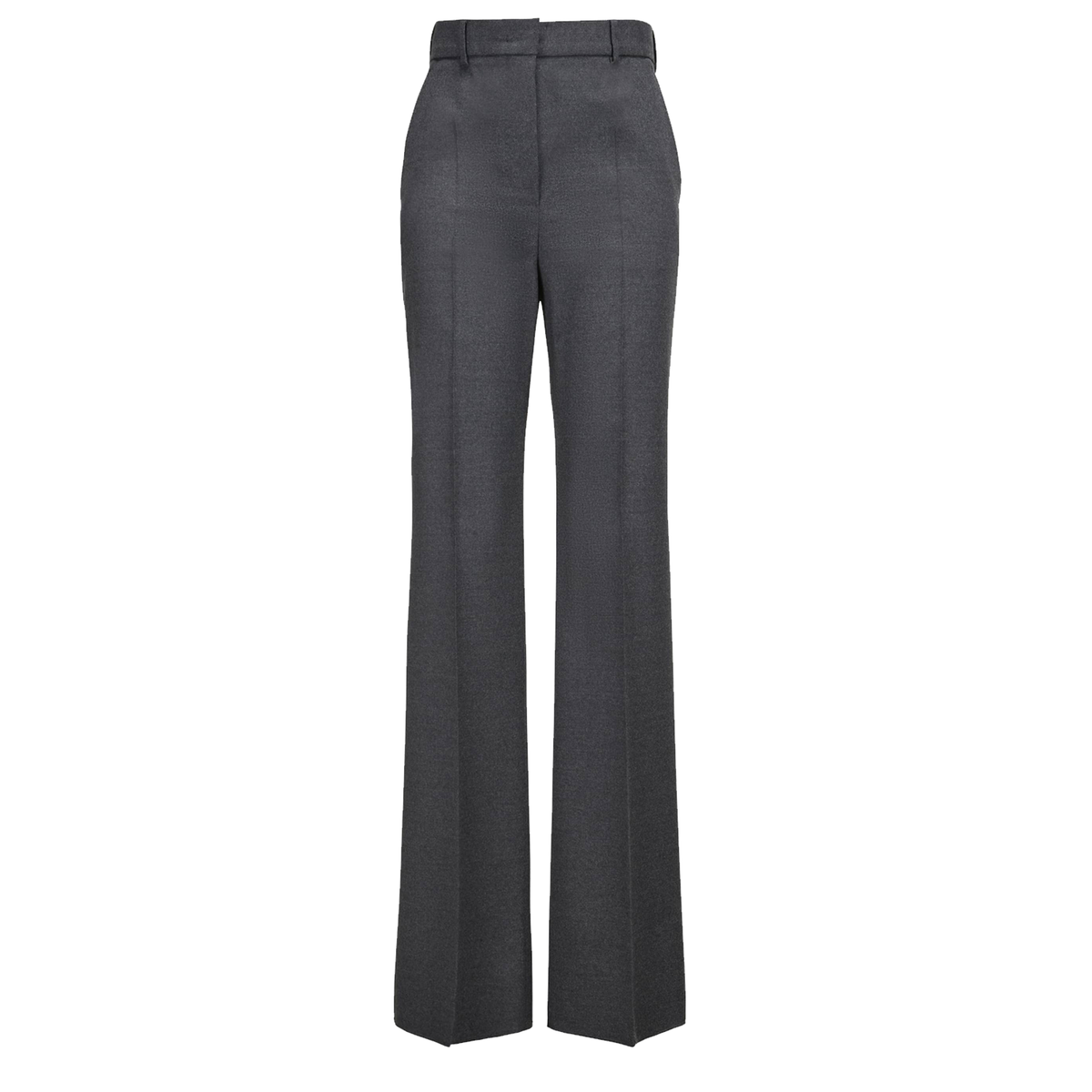 MAX MARA STUDIO Hose LAMBRO aus Wolle Damen in Grau - Vorderansicht
