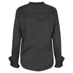 MOS MOSH Bluse MATTIE mit Baumwolle Damen in Schwarz - Rückansicht
