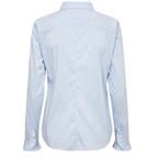 MOS MOSH Bluse MATTIE FLIP STRIPE mit Baumwolle Damen in Blau - Rückansicht