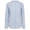MOS MOSH Bluse MATTIE STRIPE mit Baumwolle - Blau