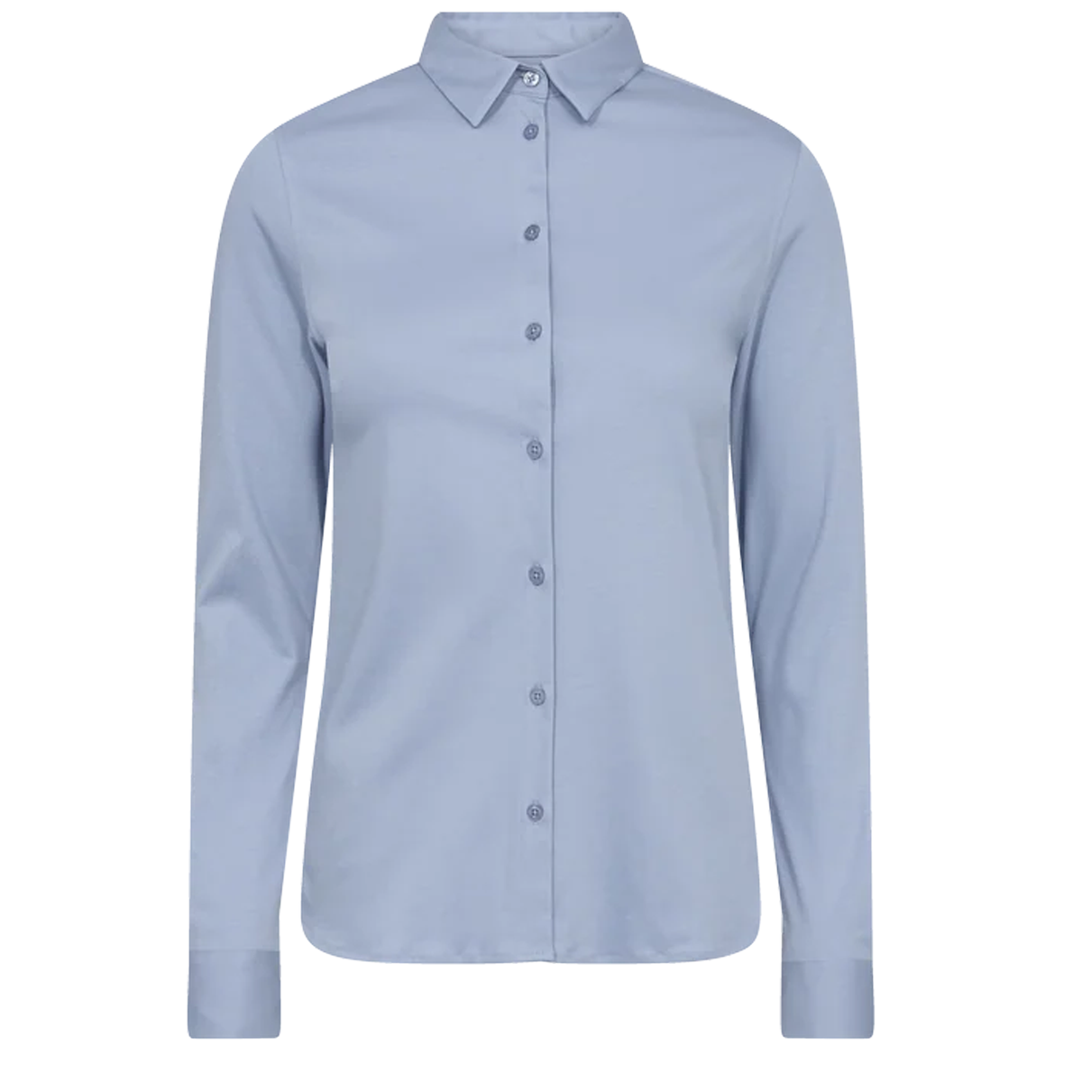 MOS MOSH Bluse TINA aus Baumwolle - Blau