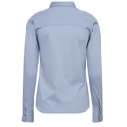 MOS MOSH Bluse TINA aus Baumwolle - Blau