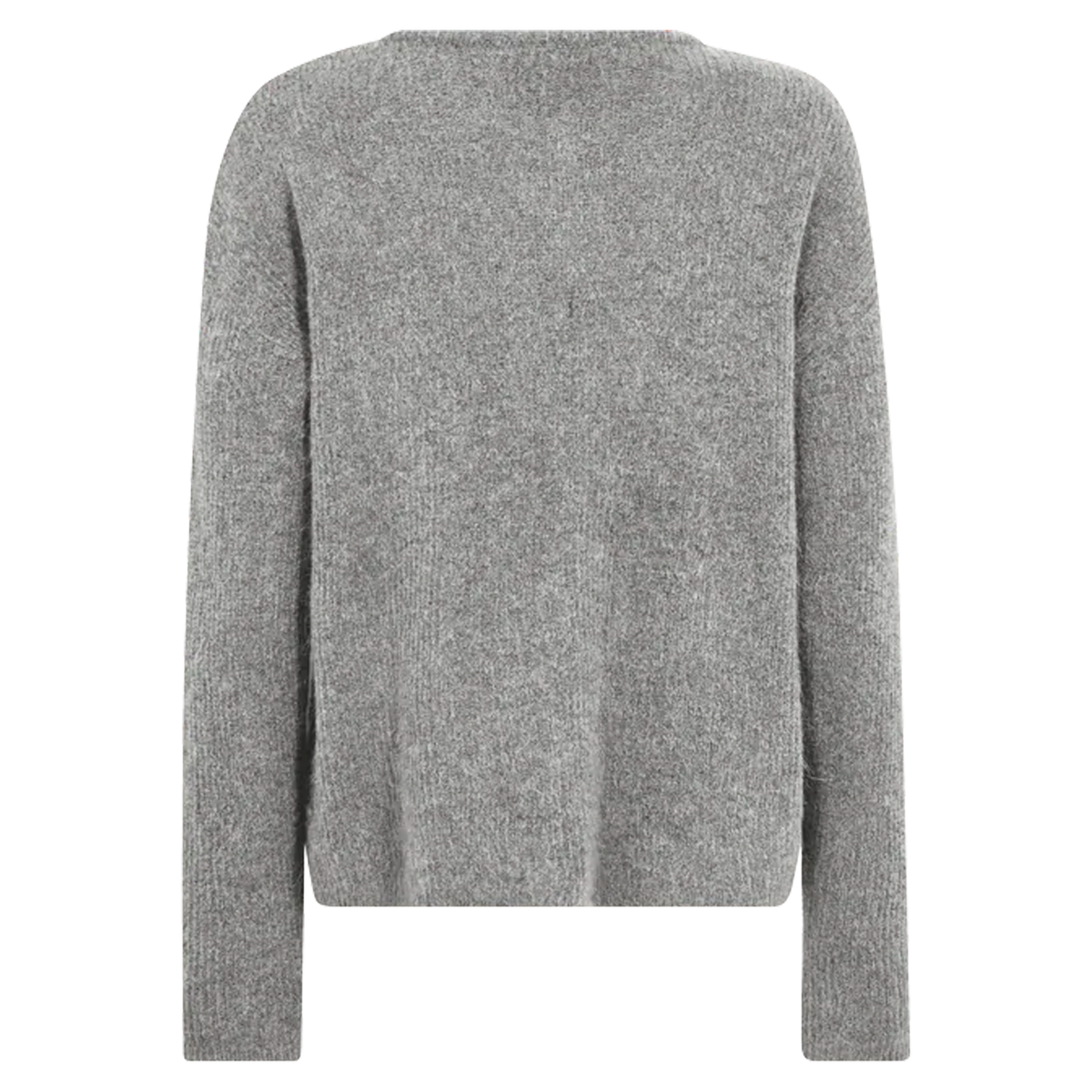 MOS MOSH Strickjacke ALMINE mit Alpaka - Grau – Foto 2