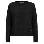 MOS MOSH Strickjacke ALMINE mit Alpaka - Schwarz – Foto 1