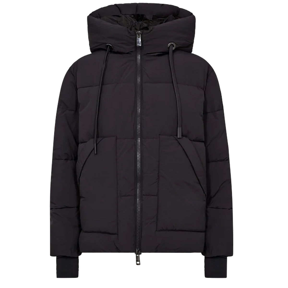MOS MOSH Steppjacke OLLI mit Kapuze Damen in Schwarz - Vorderansicht