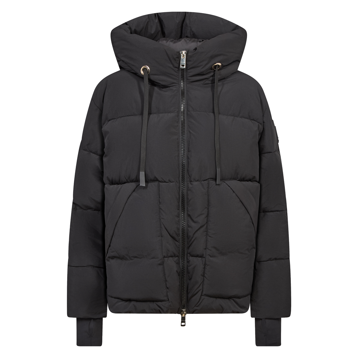 MOS MOSH Steppjacke OLLIE TERMA mit Kapuze - Black