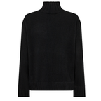 MOS MOSH Rollkragenpullover AIMA mit Kaschmir Damen in Schwarz - Rückansicht