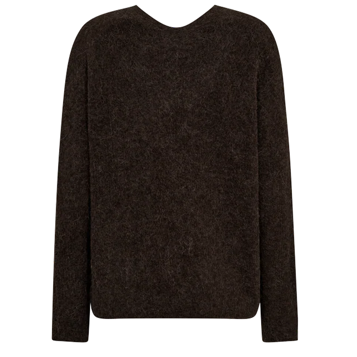 MOS MOSH Pullover THORA mit Alpaka - Braun – Foto 2