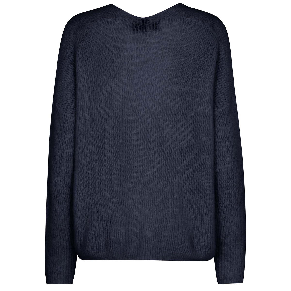 MOS MOSH Pullover THORA mit Alpaka Damen in Blau - Rückansicht