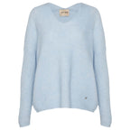 MOS MOSH Pullover THORA mit Alpaka - Blau – Foto 1