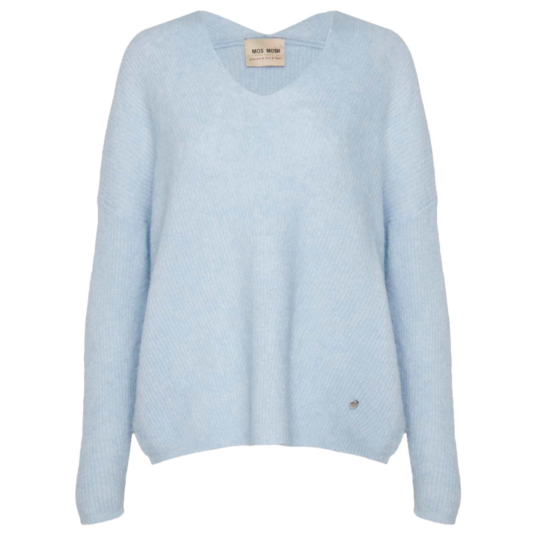 MOS MOSH Pullover THORA mit Alpaka - Blau – Foto 1