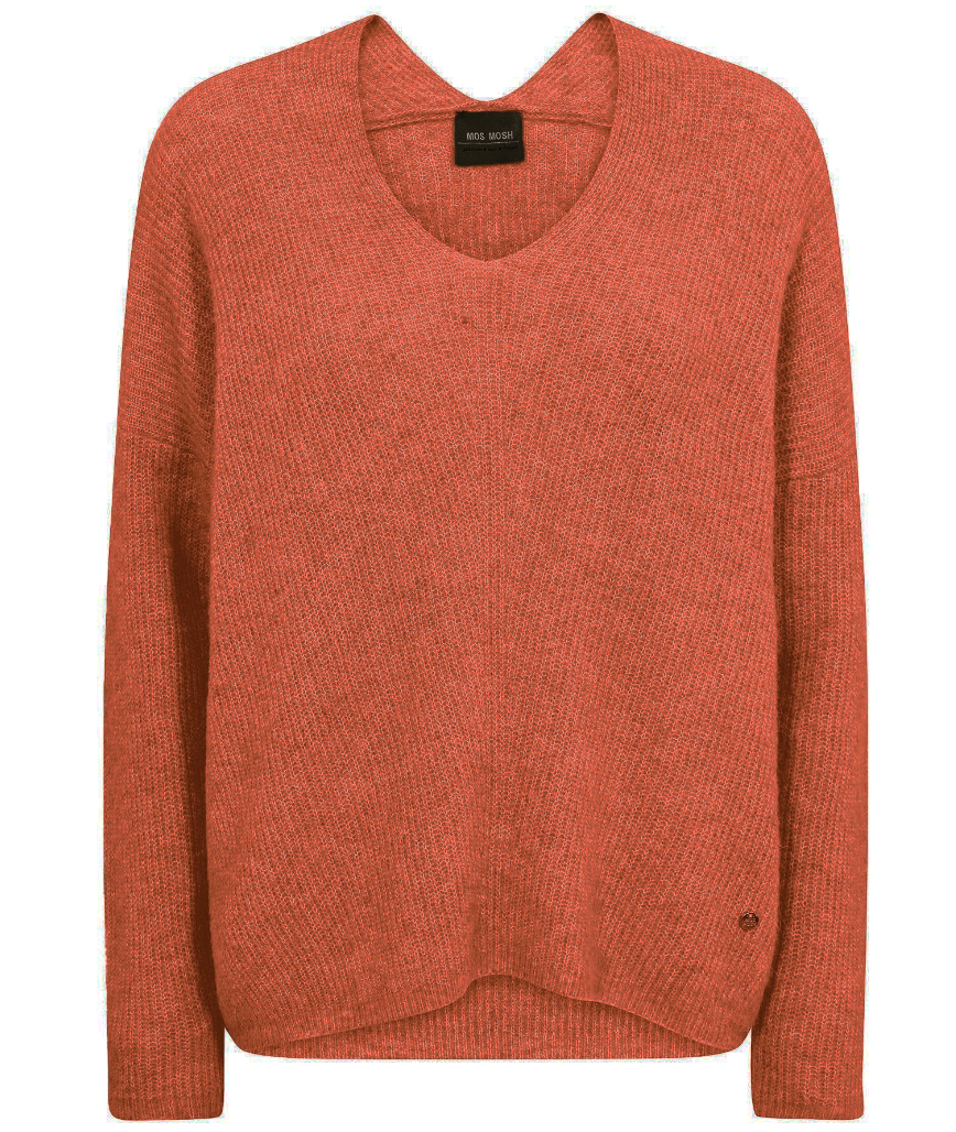 MOS MOSH Pullover THORA mit Alpaka - Faded Rose