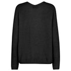 MOS MOSH Pullover THORA mit Alpaka Damen in Schwarz - Rückansicht