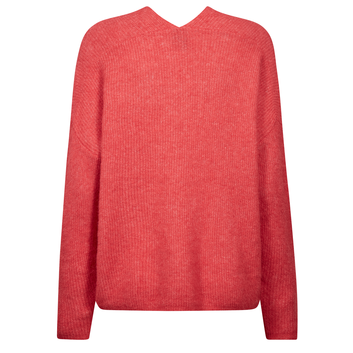 MOS MOSH Pullover THORA mit Alpaka - Watermelon