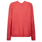 MOS MOSH Pullover THORA mit Alpaka - Watermelon