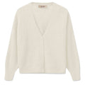 MOS MOSH Strickjacke THORA mit Alpakawolle Damen in Beige - Vorderansicht