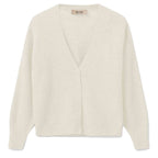 MOS MOSH Strickjacke THORA mit Alpakawolle Damen in Beige - Vorderansicht