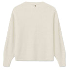 MOS MOSH Strickjacke THORA mit Alpakawolle Damen in Beige - Rückansicht