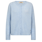 MOS MOSH Strickjacke ALMINE mit Alpaka - Cashmere Blue