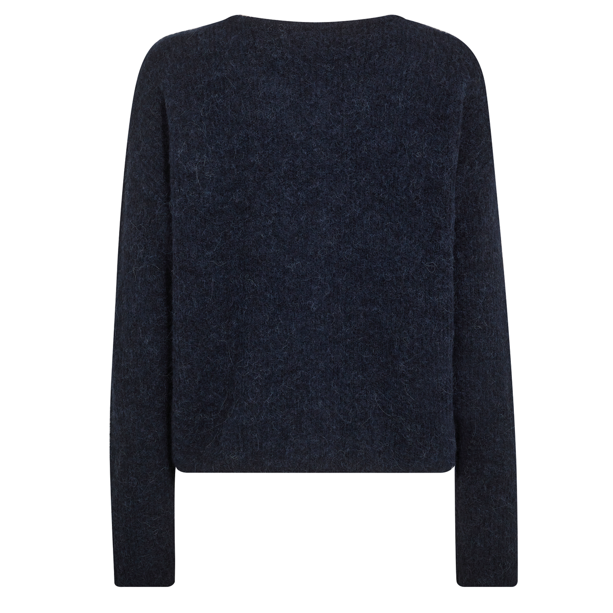 MOS MOSH Strickjacke ALMINE mit Alpaka - Salute Navy