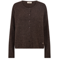 MOS MOSH Strickjacke ALMINE mit Alpaka - Braun