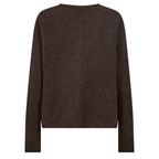 MOS MOSH Strickjacke ALMINE mit Alpaka - Braun