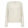 MOS MOSH Strickjacke ALMINE mit Alpaka - Ecru