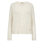 MOS MOSH Strickjacke ALMINE mit Alpaka - Ecru