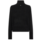 MOS MOSH Cardigan THORA mit Alpaka - Black