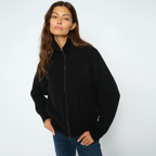 MOS MOSH Cardigan THORA mit Alpaka - Black