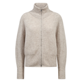 MOS MOSH Cardigan THORA mit Alpaka - Feather Gray