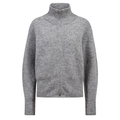 MOS MOSH Cardigan THORA mit Alpaka - Grey Melange