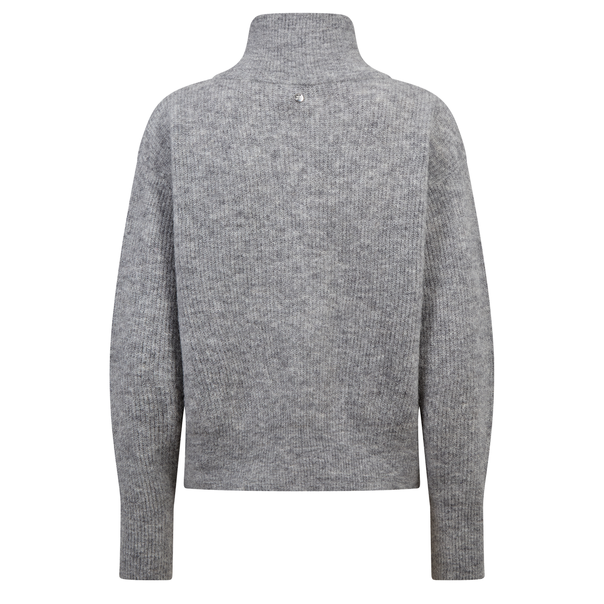 MOS MOSH Cardigan THORA mit Alpaka - Grey Melange