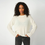 MOS MOSH Pullover MAPE mit Alpaka - Beige – Foto 3