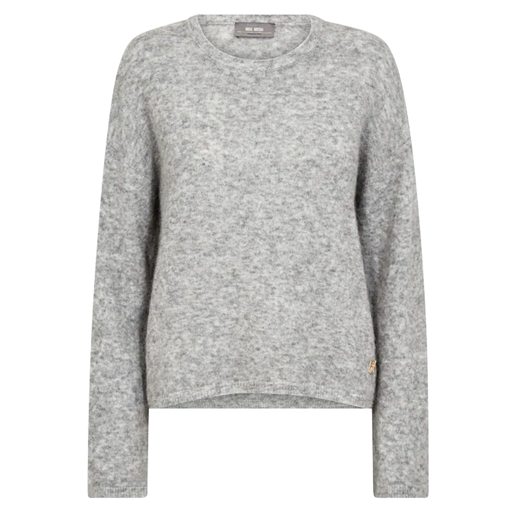MOS MOSH Pullover MAPE mit Alpaka - Grau