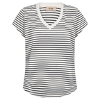 MOS MOSH T-Shirt KALA aus Bio-Baumwolle Damen in Blau - Vorderansicht